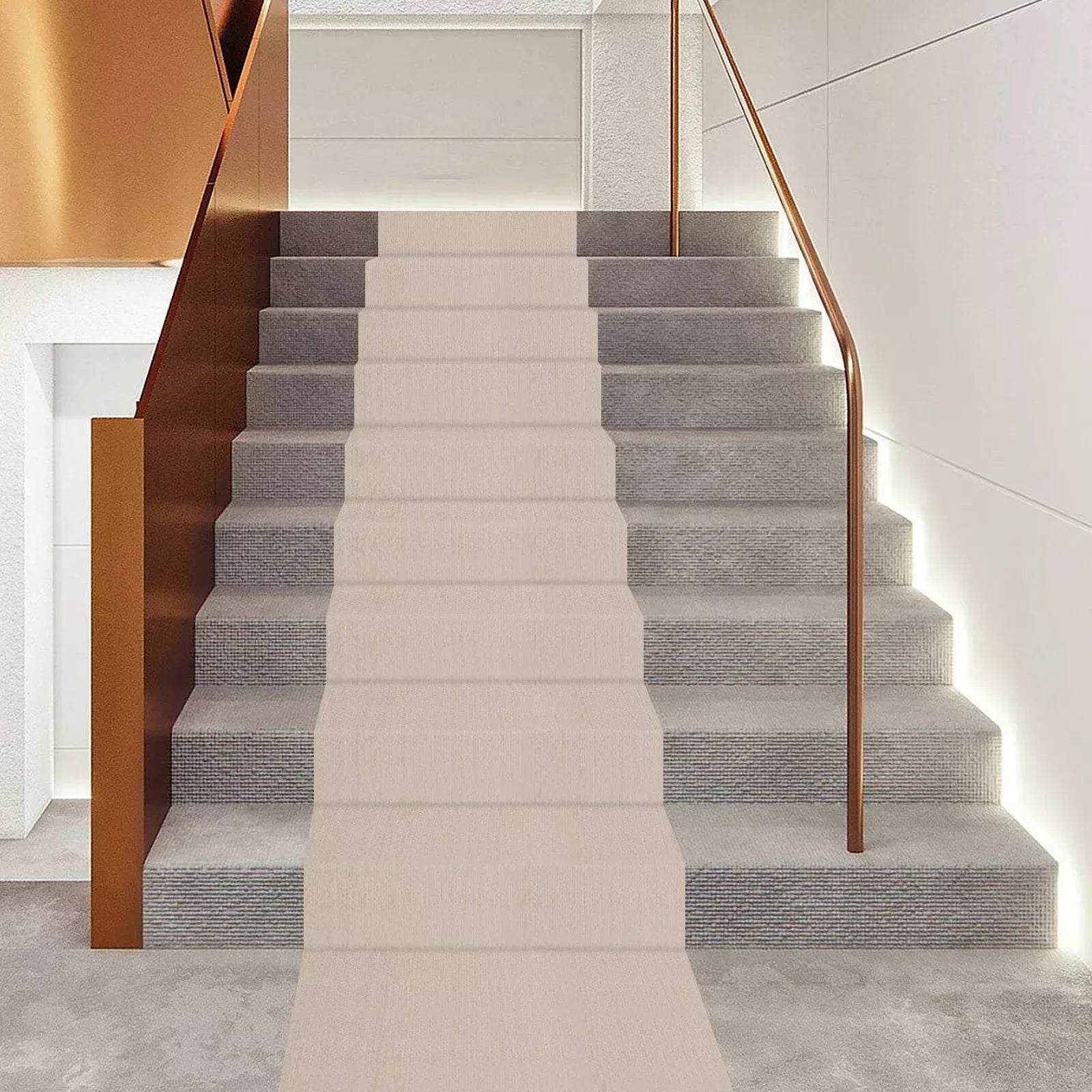 Non-Slip Carpet Stair Runner – Indoor Floor Protector (Approx. 6.0–7 m Length)