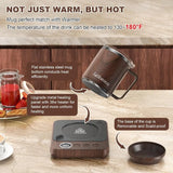 Pabiflo Coffee Mug Warmer & Mug Set – 36 W Electric Cup Heater with Auto-Shut-Off Timer (16 oz Smart Mug)