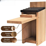 Cedar Bluebird Box House – Premium Cedar Nest Box for Bluebirds & Songbirds