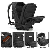 45 L Tactical Backpack – Waterproof Large Capacity Travel Rucksack for Men & Outdoor Use 🎒