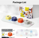 Mewoofun Voice Recording Button – Interactive Talking Pet Training Buzzer with Mat