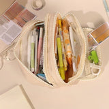 Dirty-Proof Large Capacity Pencil Bag – Aesthetic School Pen Case for Boys & Girls