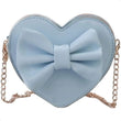Girls Bowknot Mini Coin Purse – Heart Shape Crossbody Handbag, Shoulder Bag & Wallet by GoClothod