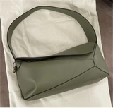 Women’s Luxury Geometric Puzzle Hobo Bag – Soft Under-Arm Purse Size 29 cm × 12 cm