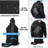 Anti-Theft Sling Crossbody Backpack for Men — Lightweight One-Strap Travel & Motorcycle Daypack