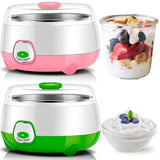 1L Yogurt Maker with Stainless Steel Container – Automatic Electric Yogurt Maker for Homemade Yogurt, Natto & Rice Wine