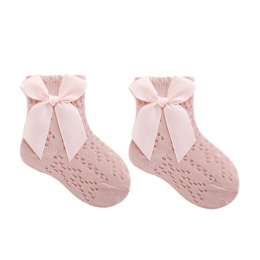 Cute Baby Girls’ Lace Ruffle Socks – Non-Slip Grip Infant & Toddler Socks for Parties, Birthdays & Photoshoots