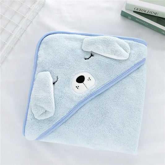 Toddler Baby Hooded Towel – Super Soft Infant Bathrobe & Swaddle Wrap Blanket for Newborn Boys & Girls 🛁👶✨