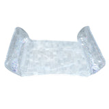 PVC Water Hammock Lounger – Foldable Inflatable Floating Swimming Mattress with Sequins for Adults & Pool Parties