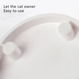 High-Foot Raised Pet Bowl – Anti-Overturn Elevated Feeder with Food & Water Combo