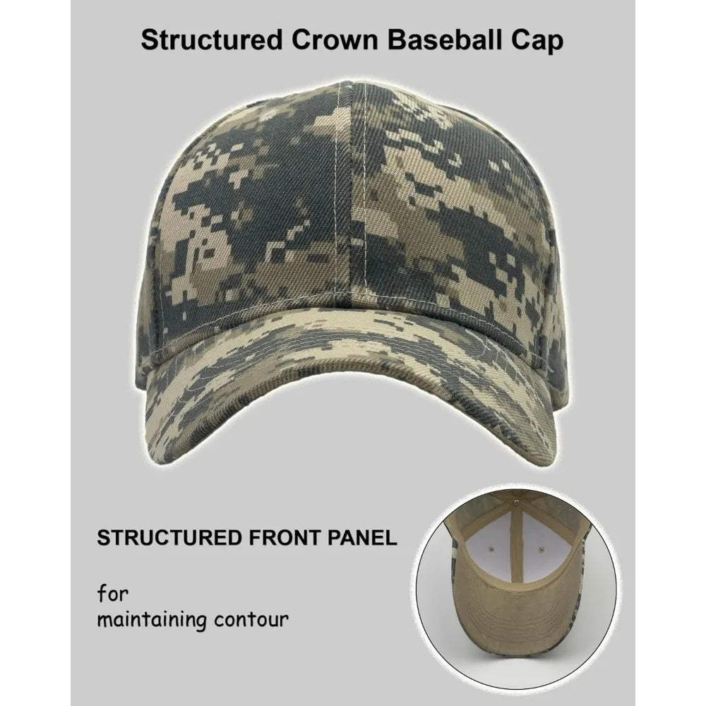 Structured Baseball Cap – Adjustable Performance Hat with Custom Embroidery for Outdoor Activities