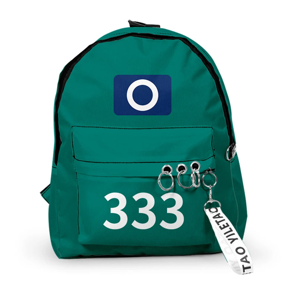 Unisex Printed School Backpack – Large Capacity Student Daypack for Daily Use, Outdoor Activities & Casual Travel