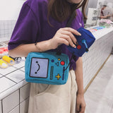 Cute Cartoon Student Backpack — Funny Robot/Game Console School Bag with Large Travel Capacity