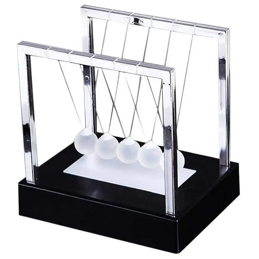 Newton’s Swing Ball LED Light-Up – Science Desk Toy & Balance Ornament for Kids, Home & Office Decoration