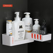 Corner Wall Shelf for Bathroom & Kitchen – Multi-Layer Corner Storage Rack with Shampoo Holder