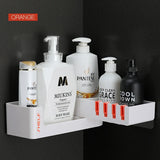 Corner Wall Shelf for Bathroom & Kitchen – Multi-Layer Corner Storage Rack with Shampoo Holder