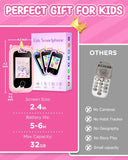 Kids Smart Phone Toy for Girls – Educational Learning Play Cell Phone with Music, Games & Lights, Perfect Birthday or Christmas Gift (Ages 3–10)