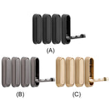 4-Piece Folding Wall & Door Hook Set – Space-Saving Wall-Mounted Hooks for Coats, Towels, Bags