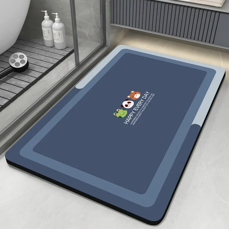 Absorbent Bathroom Rug – Quick-Dry Non-Slip Shower Mat, Washable Toilet Carpet, Soft & Durable 🚿🛁
