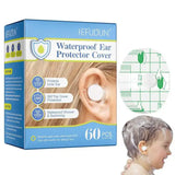 Baby Waterproof Ear Protection Stickers – 60PCS Soft Shower & Swimming Ear Shields
