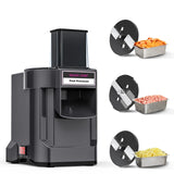 Lecon Chef 3-in-1 Electric Food Processor – Vegetable Dicer, Chopper & Slicer with 3 Stainless Steel Blades