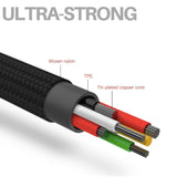 Universal 3-in-1 Fast USB Charging Cable – Multi-Function Cell Phone Charger Cord with Lightning, USB-C & Micro USB Connectors
