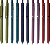 Gel Pens – 5-Pack 0.5mm Black Ink Retractable Pens with Silicone Grip & Metal Clip ✍️
