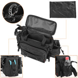 Waterproof Oxford fishing tackle bag – multi-purpose waist & shoulder storage case for reels, lures & outdoor gear