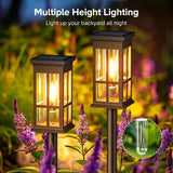 Solar Pathway Lights (2/6/8 Pack) – Super Bright Outdoor LED Lights for Patio, Garden & Sidewalk | Waterproof Energy-Saving Landscape Lamps