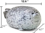 Chubby Seal Plush Pillow – Soft Cotton Stuffed Animal Toy for Kids & Adults | Cute Ocean-Inspired Comfort Cushion (Large 24.5")
