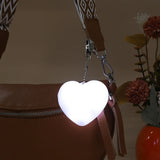 Heart-Shaped LED Purse Light – Touch Sensor Moon Bag Light with Clip, Portable Hanging Handbag Night Lamp, Gifts for Women