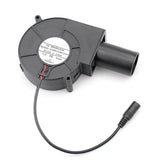 “DC 12V BBQ Blower Fan – 6000RPM Charcoal Chimney Starter with Variable Speed Controller for Outdoor Barbecue & Smelting”