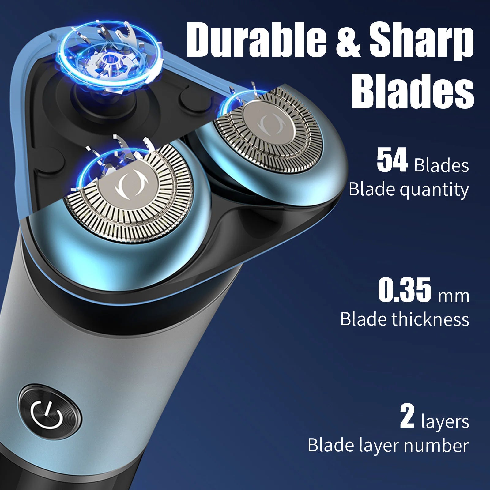 Sejoy FK379 Rotary Electric Shaver – 3D Floating Cutter, Washable & Rechargeable Beard Trimmer for Men