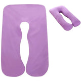 U-Shaped Maternity Cushion Cover 80 × 160 cm – Multi-Functional Cotton Pillowcase for Side Sleepers