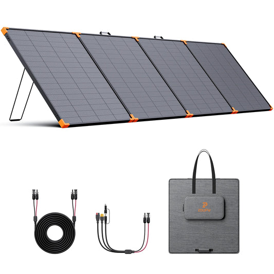 ZOUPW 450W Foldable Solar Panel – 38V Portable N-Type 16BB Solar Charger | High Efficiency, Lightweight Design for Power Station & Generator