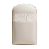 Space-saving hanging garment bag – self-compression coat cover with zipper & transparent design for dust protection