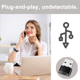 USB Mini Mouse Mover / Jiggler – Plug & Play Computer Activity Simulator with On/Off Button