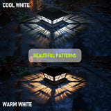 4-Pack Solar Fence Post Lights – Dual-Mode Waterproof Color-Changing Lights (Warm & Cool White) for 4x4 / 5x5 / 6x6 Wooden Posts