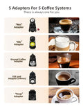 HiBREW 5-in-1 Multiple Capsule Coffee Machine – 20Bar Espresso Maker for Nespresso, Dolce Gusto, ESE Pods & Ground Coffee