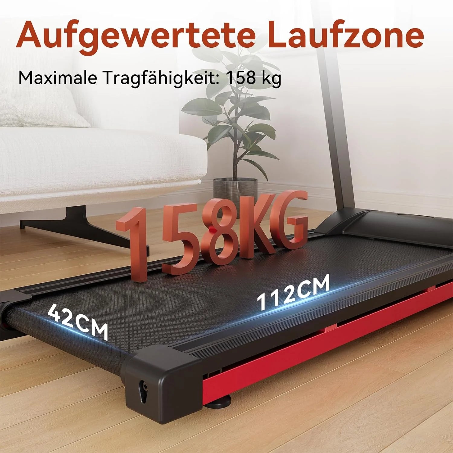 3.5HP Foldable Treadmill — 350 lbs Capacity, 6-Level Incline, App Tracking & 10 MPH Running Speed 🏃‍♂️