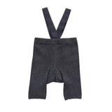 Infant Solid Color Suspender Tights – High Waist Knitted Leggings for Baby Boys & Girls, Stylish Toddler Outfit