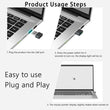 USB Mini Mouse Mover / Jiggler – Plug & Play Computer Activity Simulator with On/Off Button