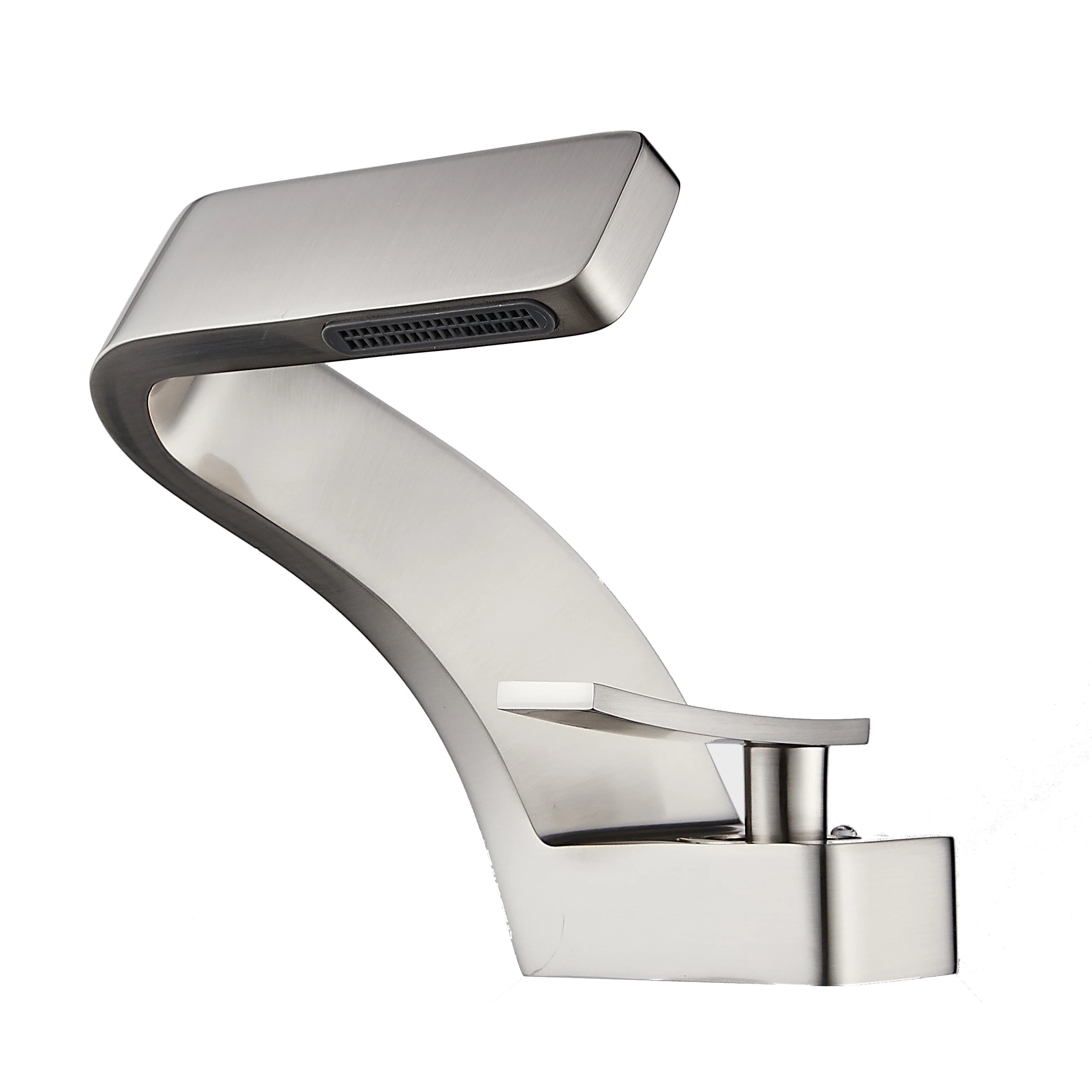 BAKALA Matte Black Deck-Mounted Basin Faucet – Single Hole Hot & Cold Mixer Tap