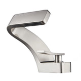 BAKALA Matte Black Deck-Mounted Basin Faucet – Single Hole Hot & Cold Mixer Tap