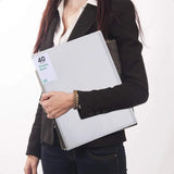 Plastic Presentation Book – 20-Pocket Portfolio Folder with Clear Sleeves for Reports & Documents 🗂️