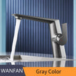 Brushed Gold Bathroom Faucet – Single Hole Brass Basin Mixer Tap with Hot & Cold Water Control 🚰✨
