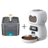 Automatic Pet Feeder with WiFi App – 3.5L Programmable Cat & Dog Food Dispenser with Stainless Steel Bowl
