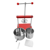 0.8 Gallon Stainless Steel Manual Press – Cheese, Herb, Fruit & Wine Press Machine for Juice, Vegetables & Olive Oil Extraction