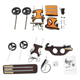 Adjustable Back-Leg Pet Wheelchair – Lightweight Mobility Cart for Dogs & Cats 🐾