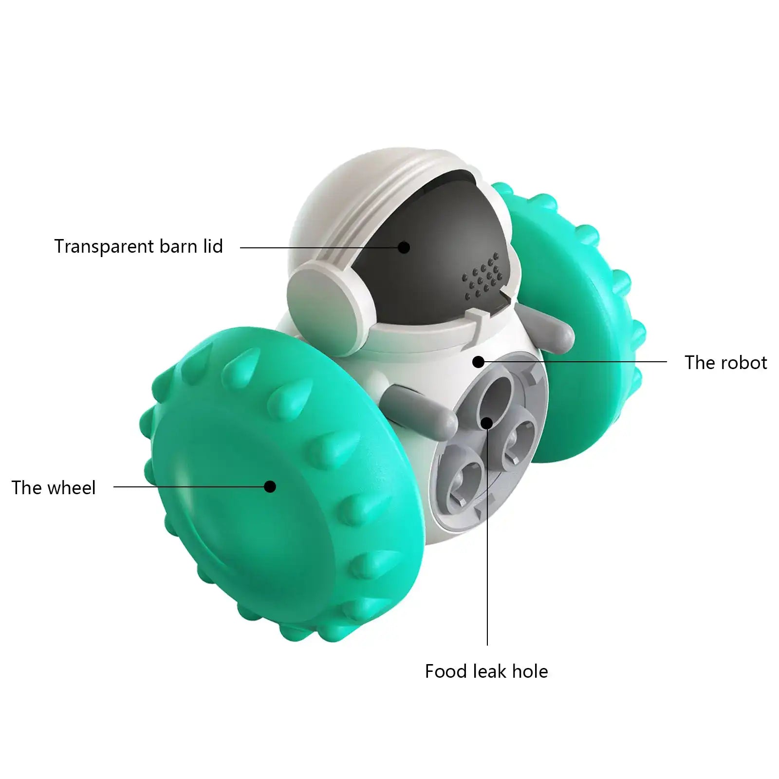 Meal Dispensing Interactive Pet Toy – Slow-Feed Puzzle for Dogs & Cats (Birthday Gift)